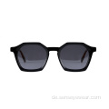 Mode Frauen UV400 Acetat polarisierte Sonnenbrille
